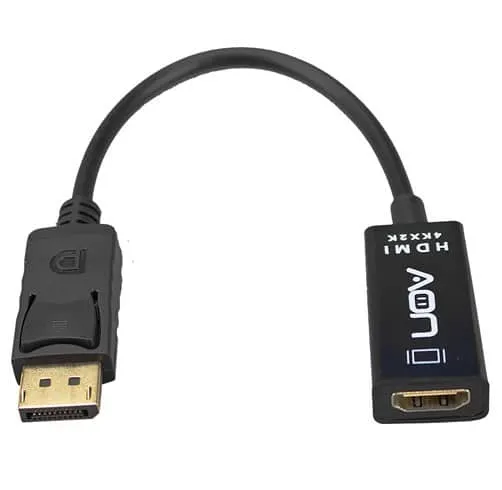 Adaptador AON DisplayPort a HDMI 4K (Hembra)