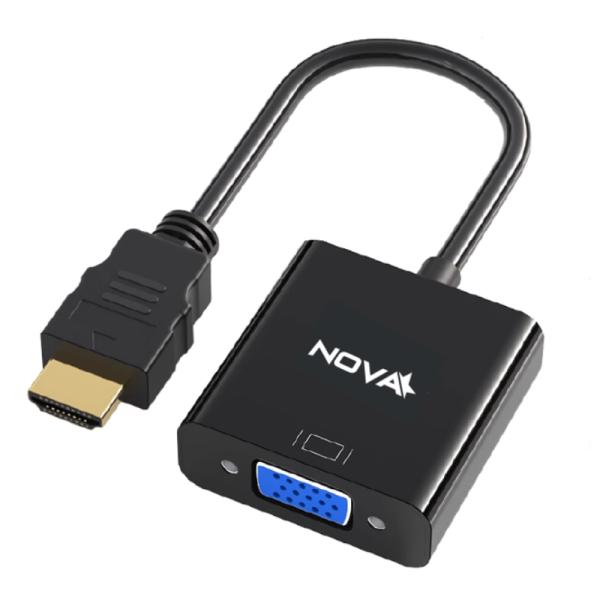 ADAPTADOR NOVA FAA321HV002C HDMI A VGA 0.15M NEGRO
