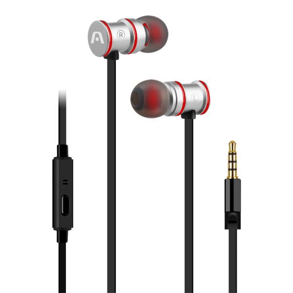 AUDIFONO ARGOM ULTIMATE SOUND KLASS ALÁMBRICO 3.5MM ARG-HS-0628SL PLATA