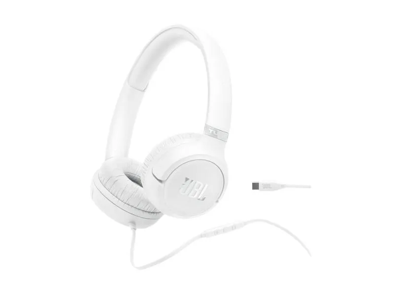 Audifonos JBL Tune 530C On-Ear USB-C Blanco