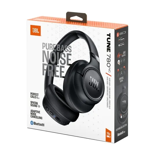 Audifonos JBL Tune 780NC Bluetooth Noise Cancelling Negro