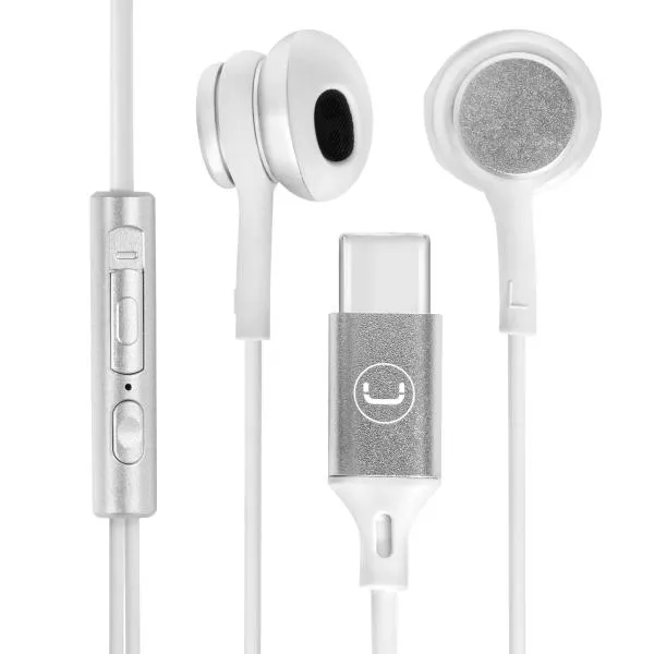 Audifonos USB-C In-Ear Ultra Blanco Unno Tekno
