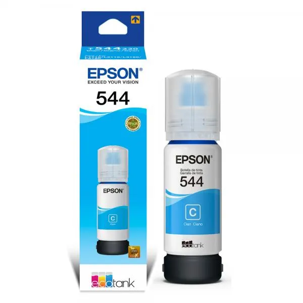 Botella de Tinta Epson T544 Cian