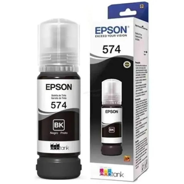 Botella de Tinta Epson T574 Negro