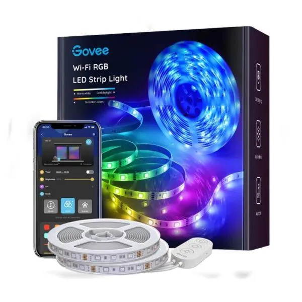 CABLE DE LUCES GOVEE PHANTASY LED IMPERMEABLE RGBIC STRIP LIGHTS 10 METROS H6172 H6172AD1