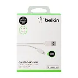 Cable Lightning Belkin Metalico para iPhone 1.2m Blanco