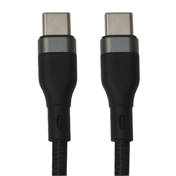 CABLE NOVA FAD31918002C USB-C A USB-C 65W 1.8M NYLON CARGA RAPIDA NEGRO
