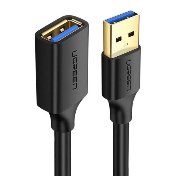 CABLE USB-A A USB-A UGREEN US129 5GBPS 1M 10368 NEGRO