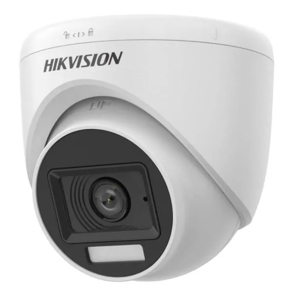 CAMARA TURRET HIKVISION DS-2CE76K0T-EXLPF(2.8MM)(O-STD) 3K SMART HYBRID ALCANCE IR / LUZ BLANCA HASTA 20M 327800548 BLANCO