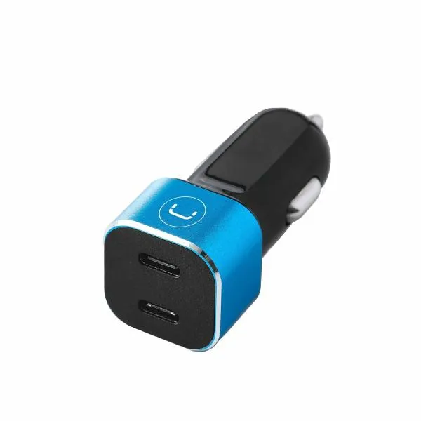 Cargador para Carro Doble Puerto USB-C PD40W Unno Tekno