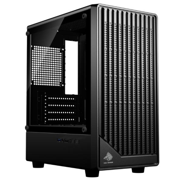 CASE EAGLE WARRIOR CG05ANRA001C MINI TOWER SIN VENTILACIÓN INCLUIDA CON PANEL LATERAL
