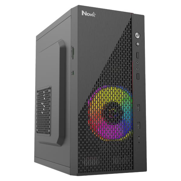 CASE NOVA CM01H1RA001 MINI TOWER SIN VENTILACION INCLUIDA NEGRO
