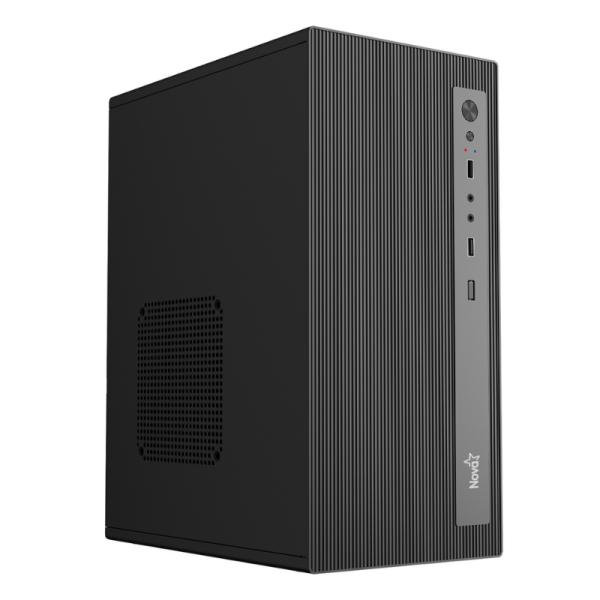 CASE NOVA CM01Z9RA001C MINI TOWER VENTILADOR SIN VENTILACIÓN INCLUIDA SIN FUENTE DE PODER INCLUIDA NEGRO