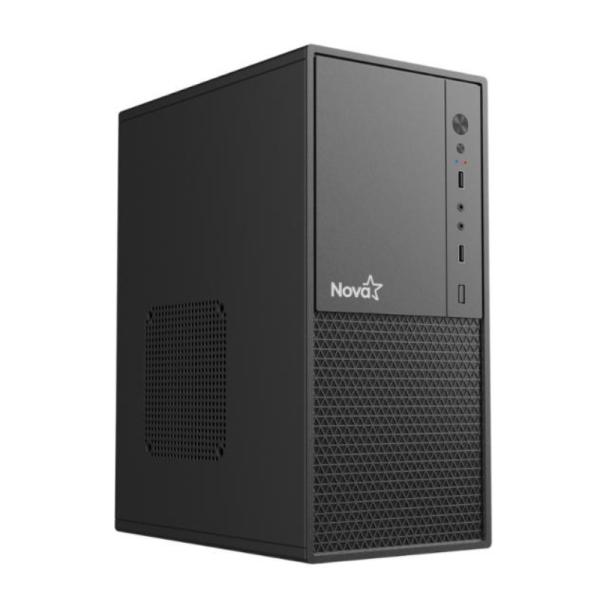 CASE NOVA CM09Z9RA001C MINI TOWER CON FUENTE DE PODER INCLUIDA 600W PE600RNF013C NEGRO