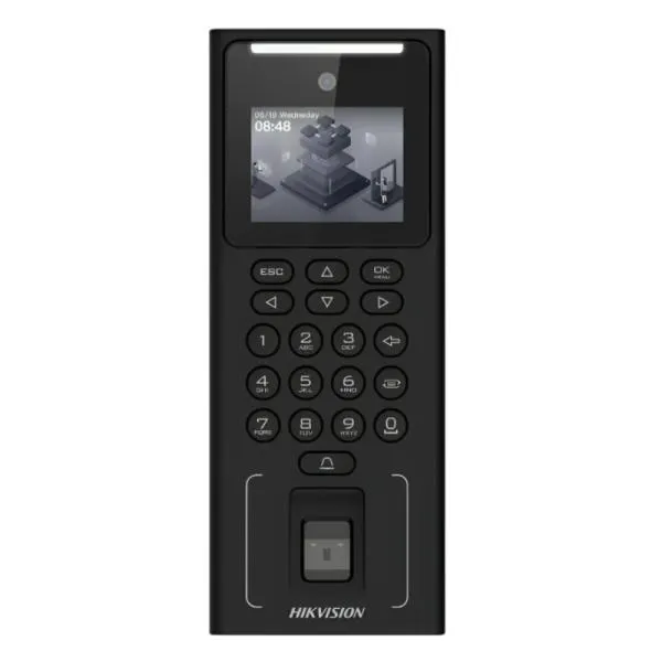 CONTROL DE ACCESO RECONOCIMIENTO FACIAL / LECTOR DE HUELLAS / LECTOR DE TARJETA M1 / PIN HIKVISION DS-K1T321MFWX 302919996