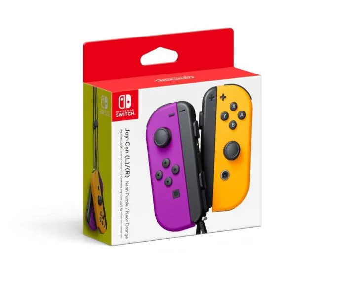 Control Nintendo Switch Joy-Con L/R Neon Purple/Orange