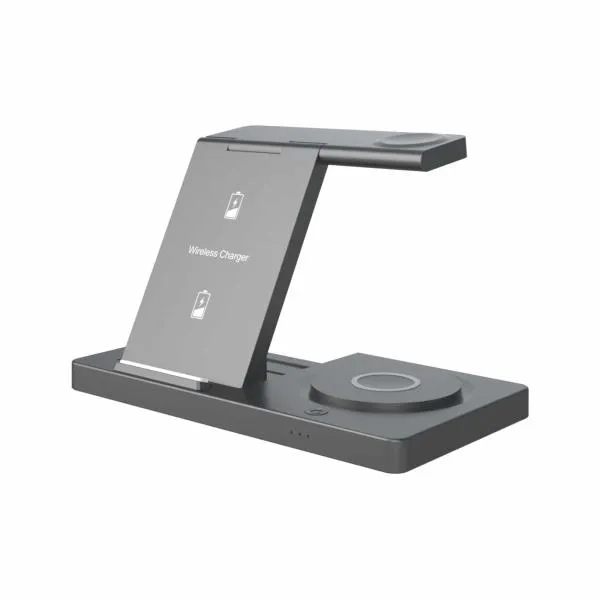 Estación de Carga Inalambrica 3-en-1 para Celular 15W ChargePro Unno Tekno