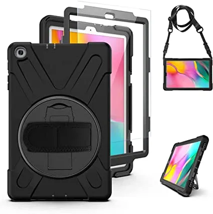 Estuche para Tableta Galaxy Tab A7 10.4" Resistente Negro Herize