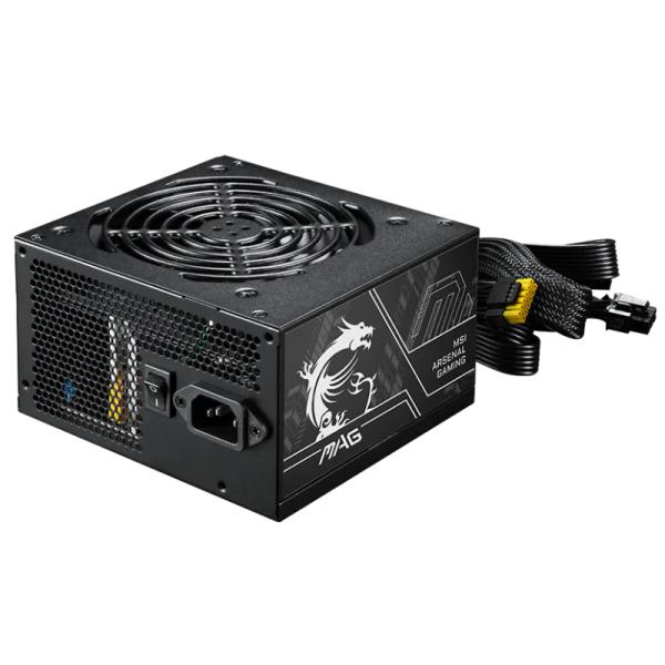 FUENTE DE PODER MSI MAG A650GN II 650W 80 PLUS GOLD NO MODULAR 306-7ZPBZ23-CE0 NEGRO