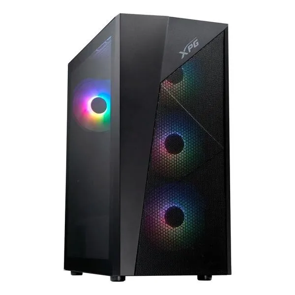 Gabinete para PC XPG Lander 500 Gaming Mid Tower ARGB Negro