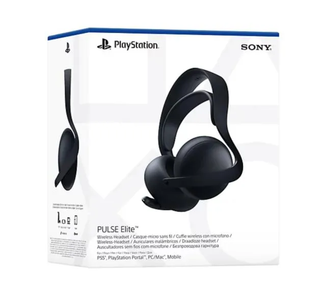 Headset Gaming Sony PS5 PULSE Elite Wireless Midnight Black