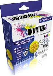 Kit de Recarga de Tinta Unlmtd Ink 60ml 4 Colores
