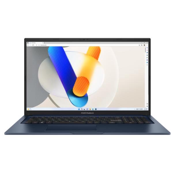 LAPTOP ASUS VIVOBOOK 17 PULG CORE I3-1215U 8GB 512GB SSD WIN 11 HOME INGLES X1704ZA-I38512 AZUL