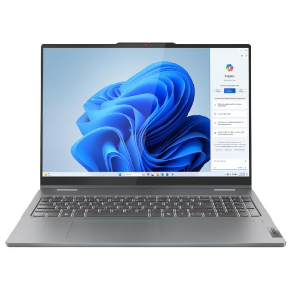 LAPTOP LENOVO IDEAPAD 5I 2 EN 1 16 PULG CORE 7-150U 16GB 1TB TOUCH WIN 11 INGLÉS 83DU000CUS GRIS