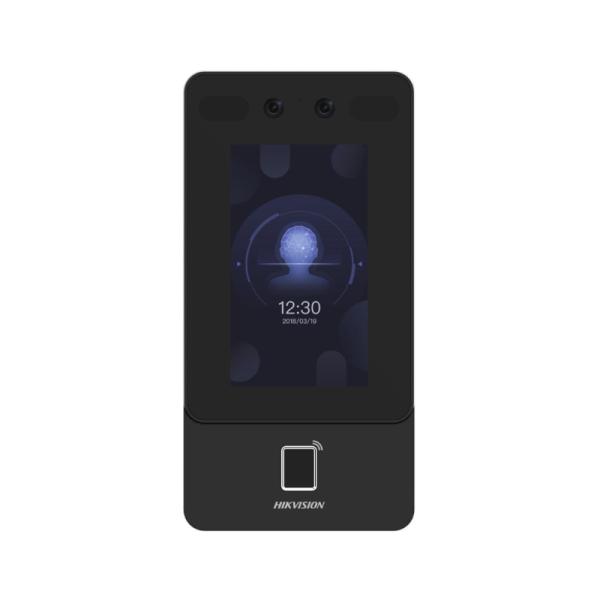 LECTOR BIOMETICO DE RECONOCIMIENTO FACIAL HIKVISION DS-K1T342MFWX-E1(O-STD) (E) CON PANTALLA 4.3 PULG CAMARA 2 MP 302920730 NEGRO
