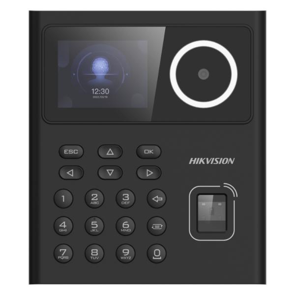 LECTOR BIOMETRICO DE RECONOCIMIENTO FACIAL HIKVISION Y CONTROL DE ACCESO DS-K1T320MFWX-B(O-STD) (E) CON PANTALLA LCD DE 2.4 PULG LENTE 2MP 302921224 NEGRO