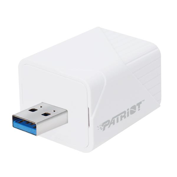 MEMORIA USB 256GB  PATRIOT ILUXE CUBE USB-A 3.2 GEN 1 PI256GCUW30A BLANCO