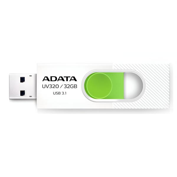 MEMORIA USB 32GB ADATA UV320 USB-A / USB-C 3.2 GEN 1 AUV320-32G-RWHGN BLANCO / VERDE