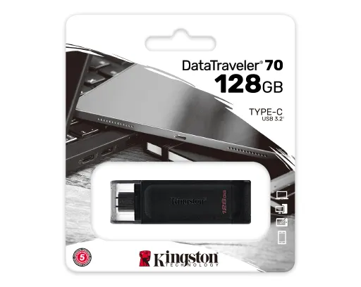 Memoria USB-C Kingston DataTraveler 70 128GB USB 3.2
