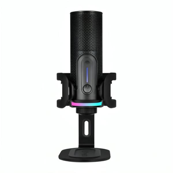 MICRÓFONO GAMING RGB STREAMPLIFY MIC PRO-192-RGB-ST-BK USB-C MULTIPATRÓN PARA STREAMING SPMC-MP3C327.11 NEGRO