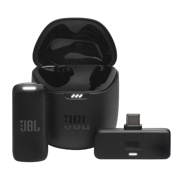 MICROFONO JBL QUANTUM STREAM INALÁMBRICO 2.4 GHZ Y ESTUCHE DE CARGA JBLSTRMWLUSBCBLKAM NEGRO