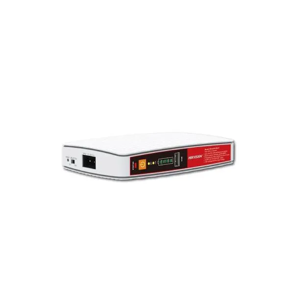 Mini UPS Hikvision 18W 8000mAh con Salidas USB, DC y PoE