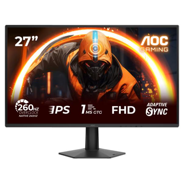 MONITOR AOC 27G50Z 27 PULG PLANA FULL HD 1920 X 1080 260HZ FAST IPS LED ADAPTIVE SYNC HDMI / DISPLAYPORT / AUDIO NEGRO
