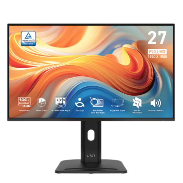 MONITOR MSI PRO MP275PG E14 27 PULG PLANA 1920 X 1080 144 HZ PANEL IPS ADAPTIVE-SYNC 9S6-3PE49M-004 NEGRO
