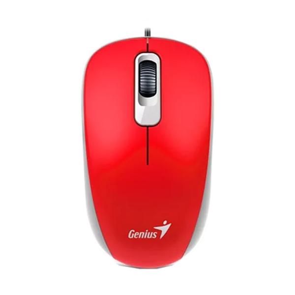 MOUSE GENIUS RS2 DX-110 ALÁMBRICO USB 1200 DPI 31010116104 ROJO