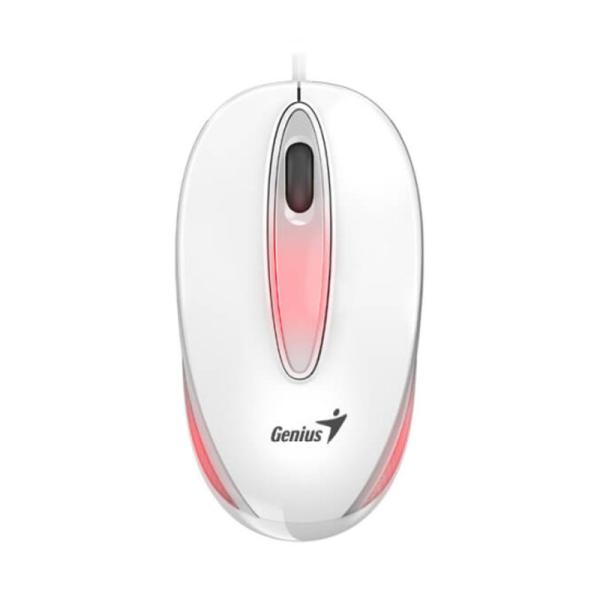 MOUSE GENIUS RS2 DX-MINI ALÁMBRICO USB 1200 DPI  31010025401 BLANCO