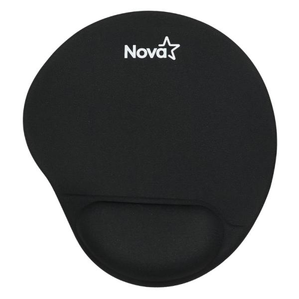 MOUSE PAD NOVA FXX21252001C GRANDE 8.5 PULG X 10 PULG GEL Y TELA NEGRO