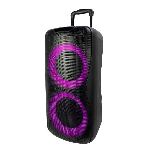 Parlante Bluetooth SoundBlast 100 2x8" con Tweeter Negro Unno Tekno