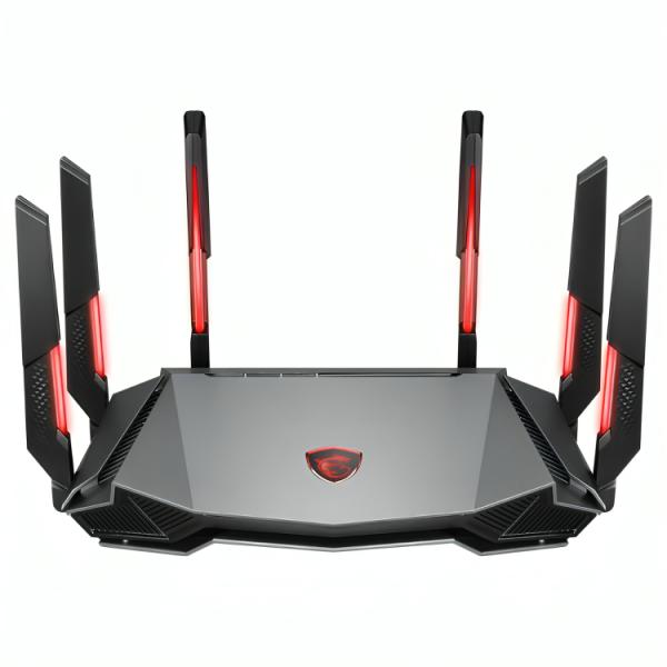 ROUTER GAMING MSI RADIX AXE6600 TRI-BAND WIFI 6E PUERTOS WAN/LAN / LAN / USB 302-8ZD00UU-000 NEGRO