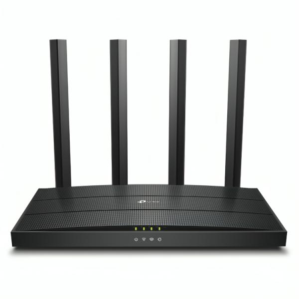 ROUTER TP LINK ARCHER AX12 US AX1500 DUAL BAND 2.4/5 GHZ 1500 MBPS WIFI 6 PUERTOS WAN / LAN NEGRO