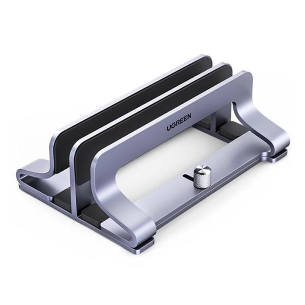 SOPORTE VERTICAL PARA LAPTOP UGREEN 20471 AJUSTABLE ALUMINIO COMPATIBLE HASTA 17.3 PULG LP258