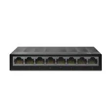 SWITCH TP LINK LS1008G 8 PUERTOS RJ45 GIGABIT 10/100/1000 MBPS NO ADMINISTRABLE NEGRO