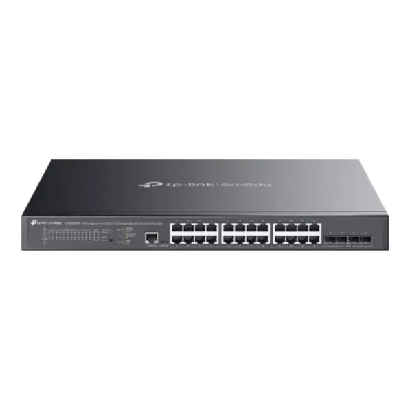 SWITCH TP LINK OMADA SG3428XMPP(UN) 24 PUERTOS GIGABIT RJ45 POE Y 4 SFP+ 10G 10/100/1000 MBPS Y 10G ADMINISTRABLE