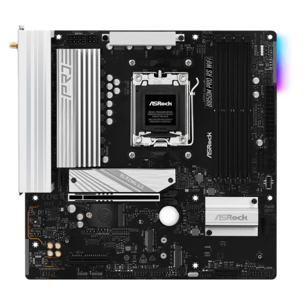 Tarjeta Madre ASROCK B850M PRO RS WIFI - AM5 - DDR5 - mATX - PCIe 4.0
