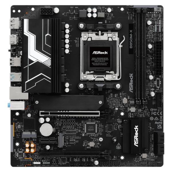 Tarjeta Madre ASROCK B850M-X R2.0 - AM5 - DDR5 - mATX - PCIe 4.0