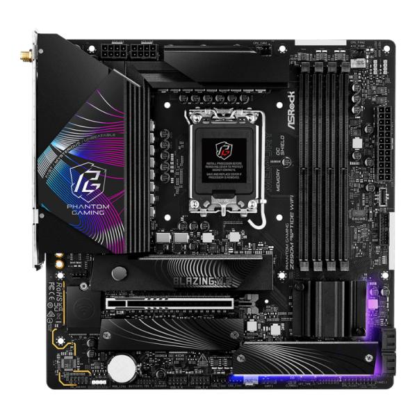 Tarjeta Madre ASROCK Z890M RIPTIDE WIFI - LGA 1851 - DDR5 - mATX - PCIe 5.0